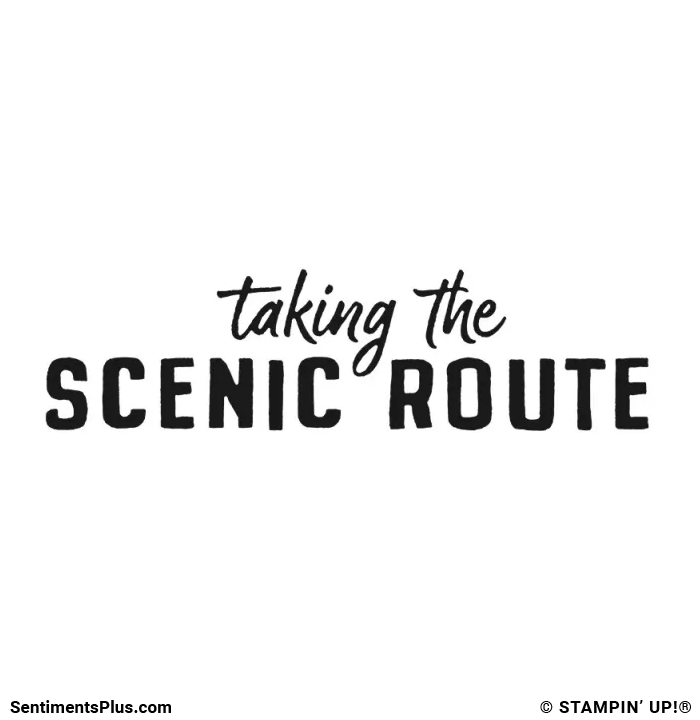 Taking the Scenic Route