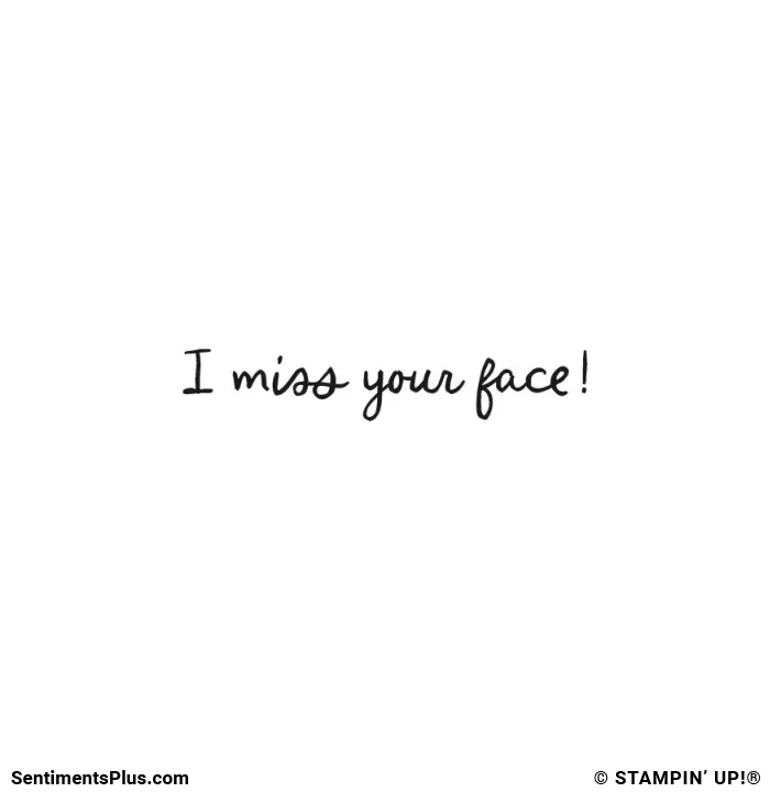 I Miss Your Face!