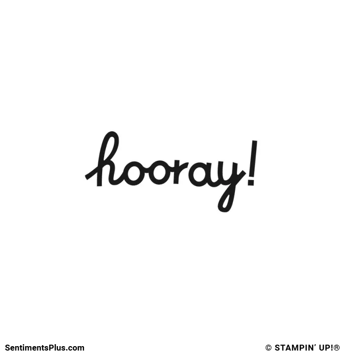 Hooray!