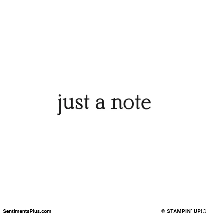 Just a Note