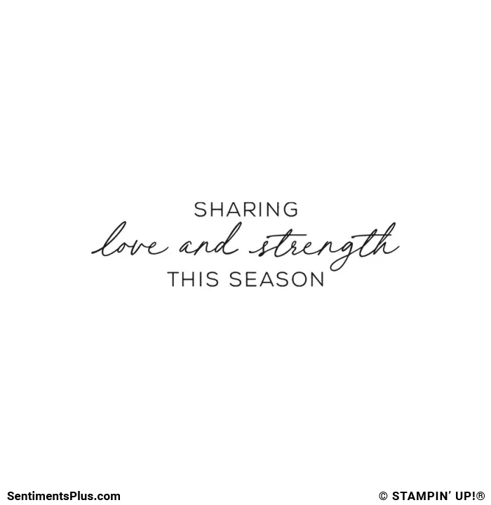Sharing Love and Strength
