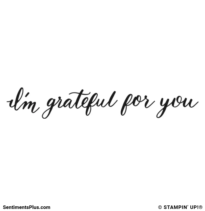 I'm Grateful For You