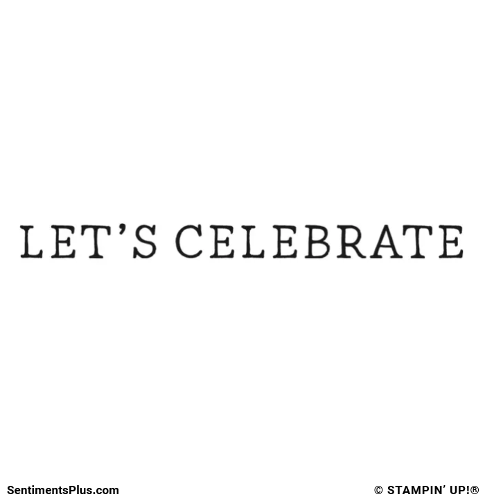 Let's Celebrate
