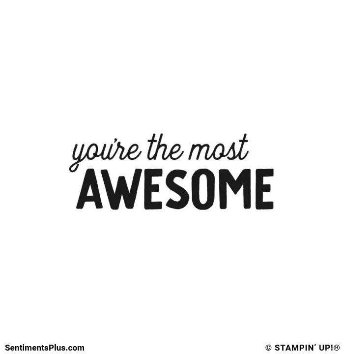 You're the Most Awesome