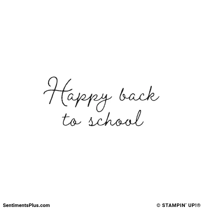 Happy Back to School