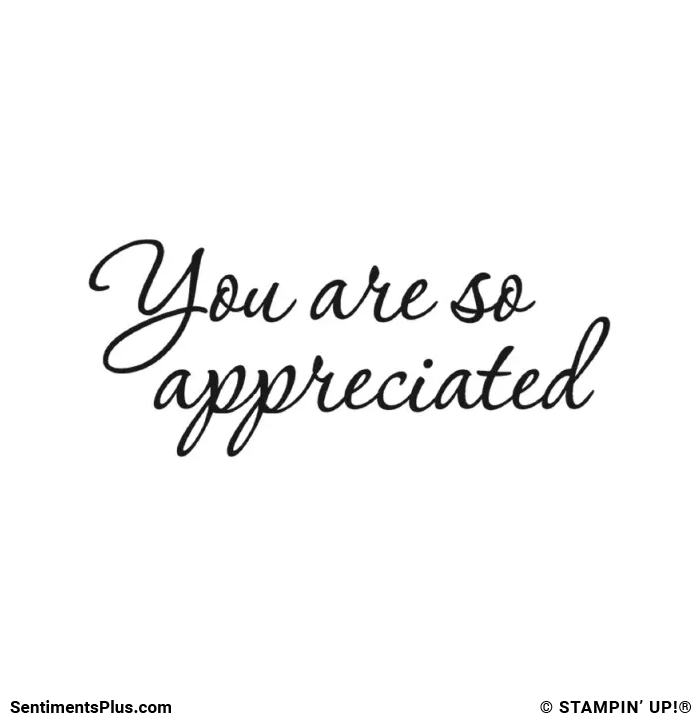 You Are So Appreciated