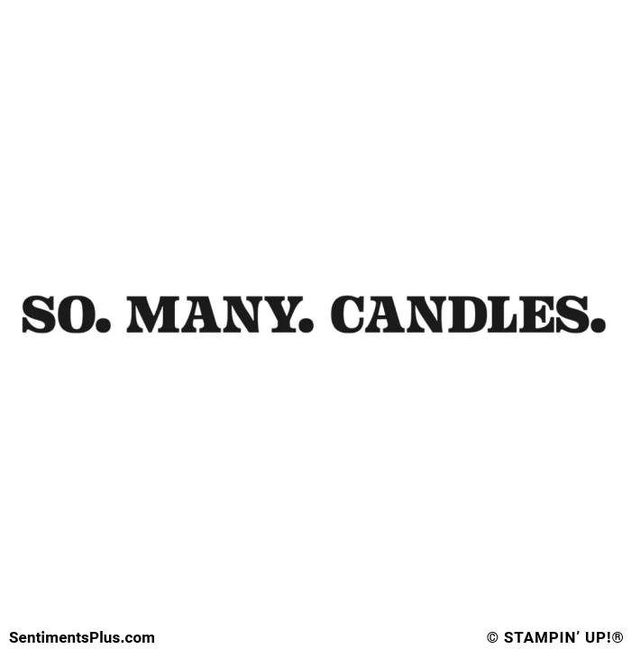 So. Many. Candles.