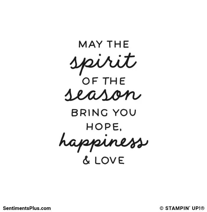 May the Spirit of the Season