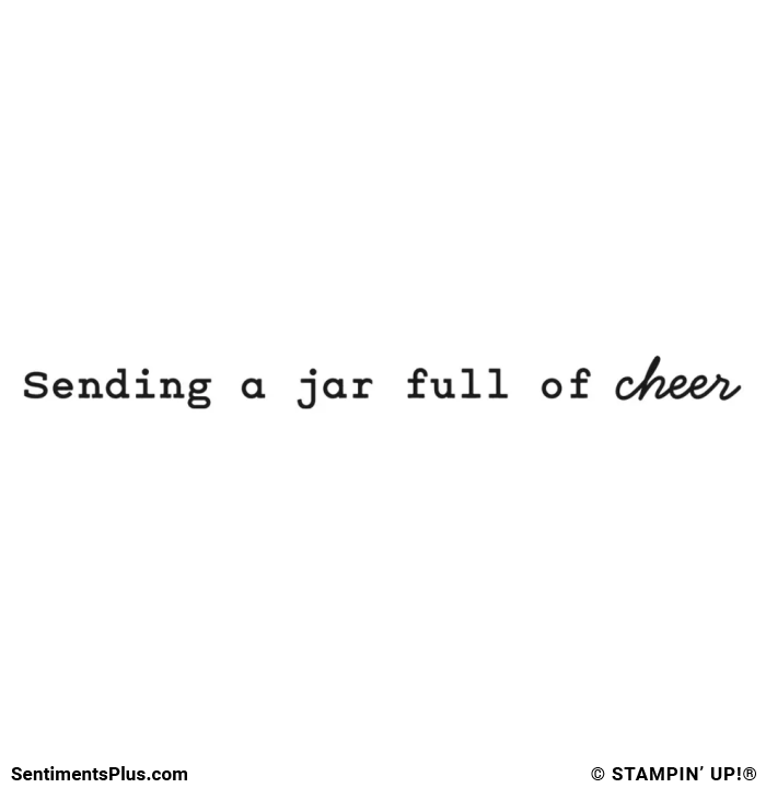 Sending a Jar Full of Cheer