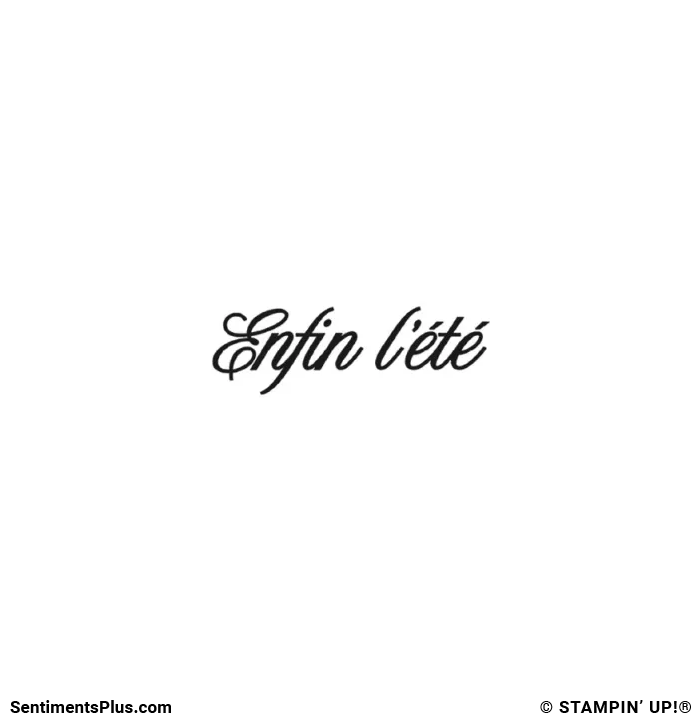 Enfin L'été
