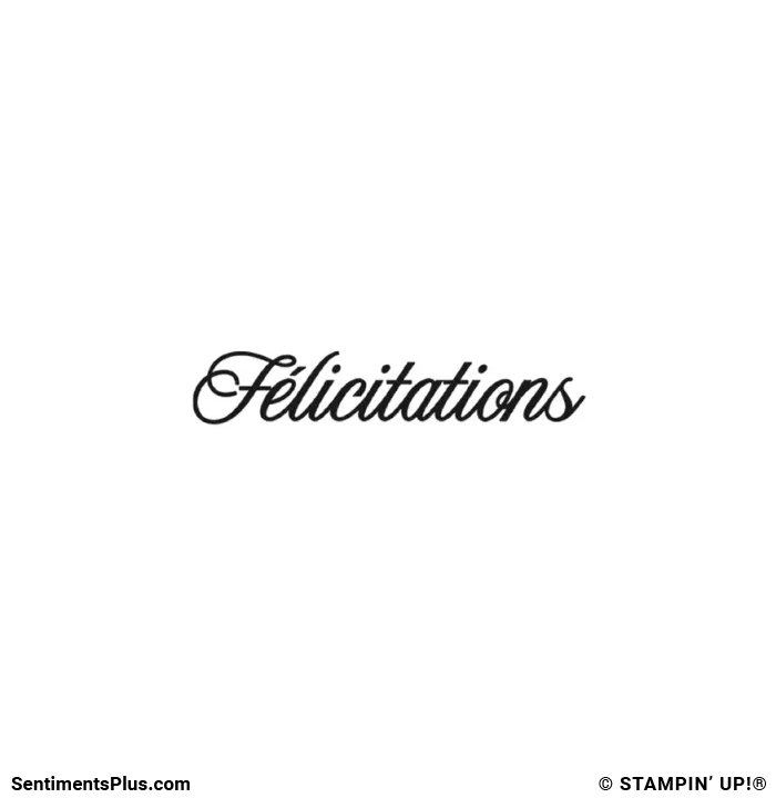 Félicitations