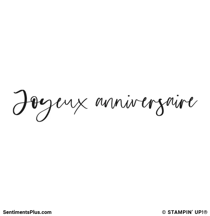Joyeux Anniversaire