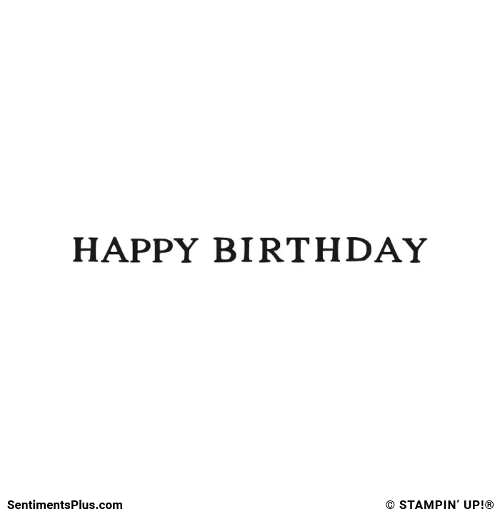 Happy Birthday