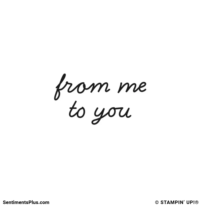 From Me to You