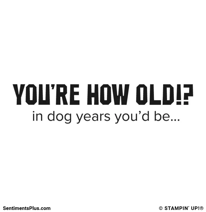 You're How Old!?