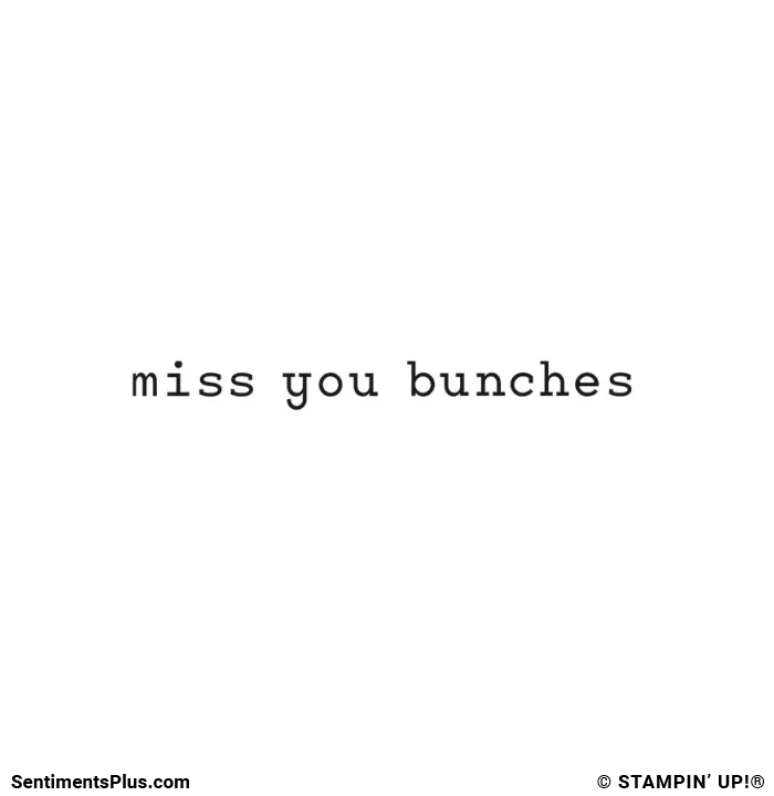 Miss You Bunches