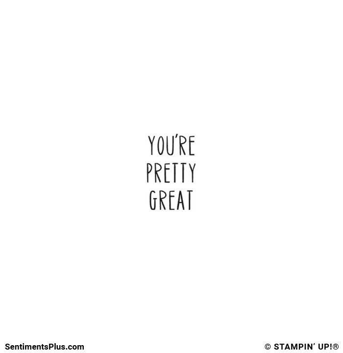 You're Pretty Great