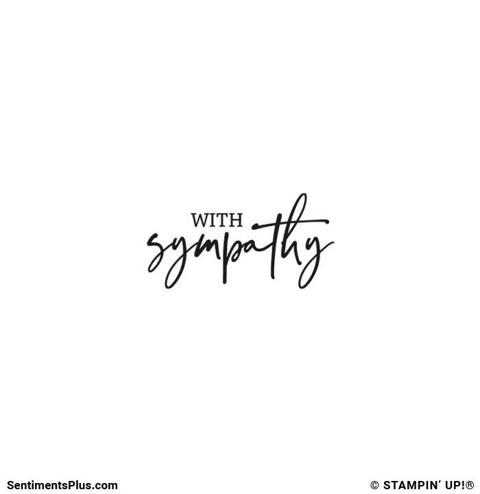 With Sympathy