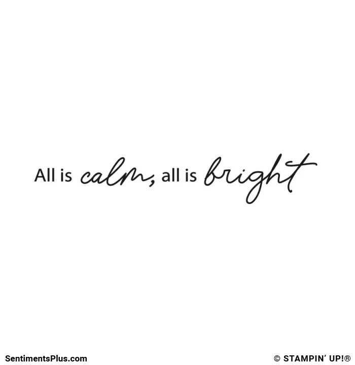 All is Calm, All is Bright