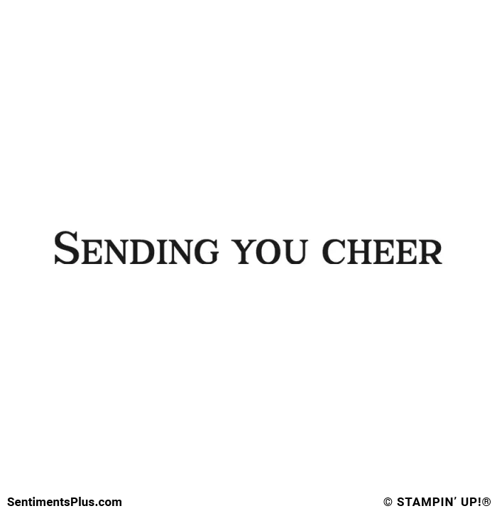 Sending You Cheer Stamp: ©Stampin' Up!®