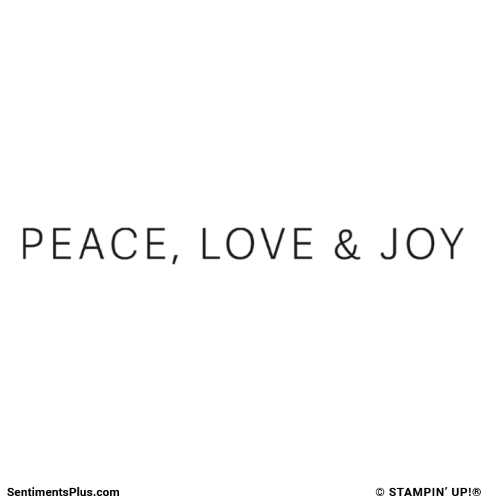 Peace, Love & Joy