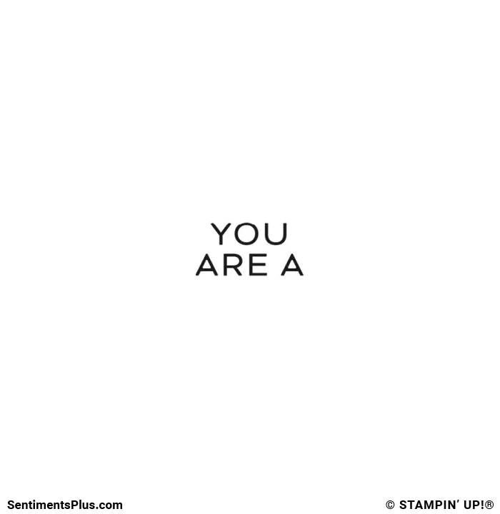 You Are A