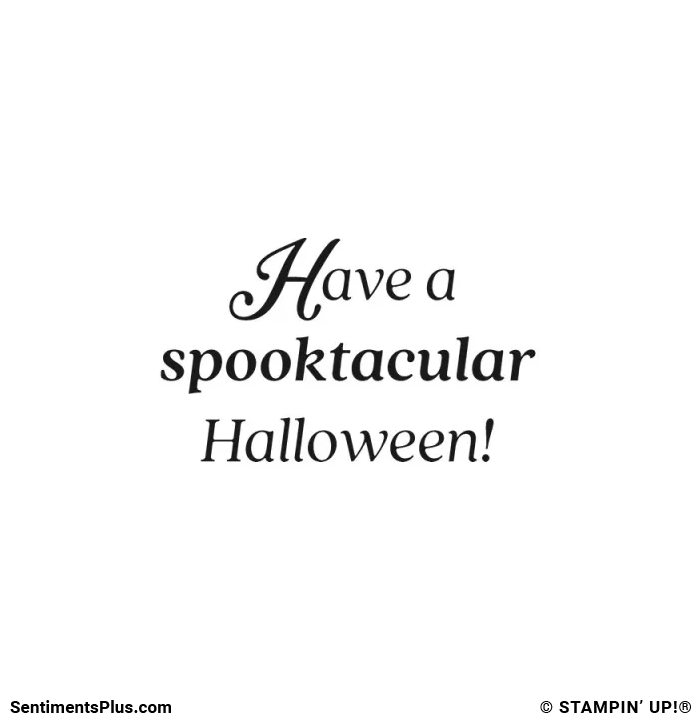 Have a Spooktacular Halloween!
