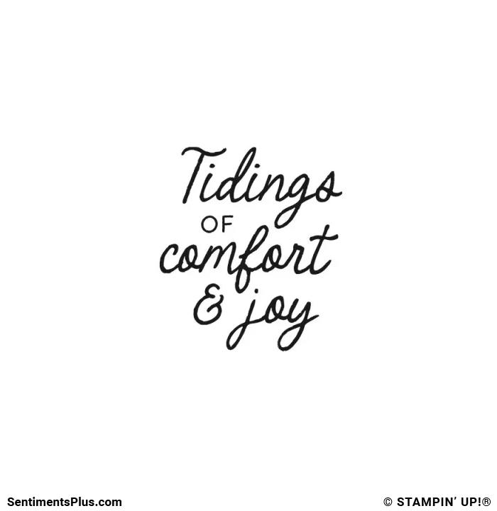 Tidings of Comfort and Joy