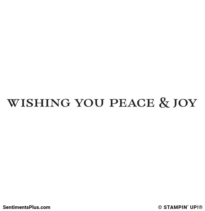 Wishing You Peace & Joy
