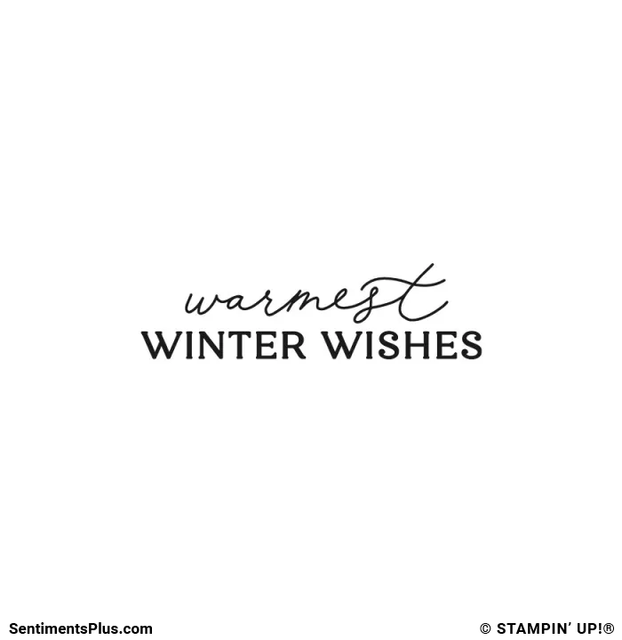 Warmest Winter Wishes Stamp: ©Stampin' Up!®