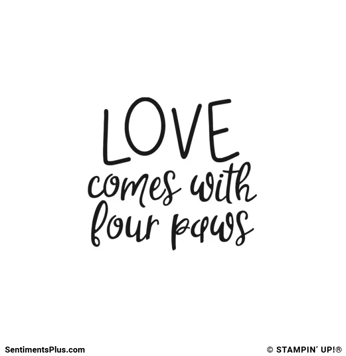 Love Comes With Four Paws