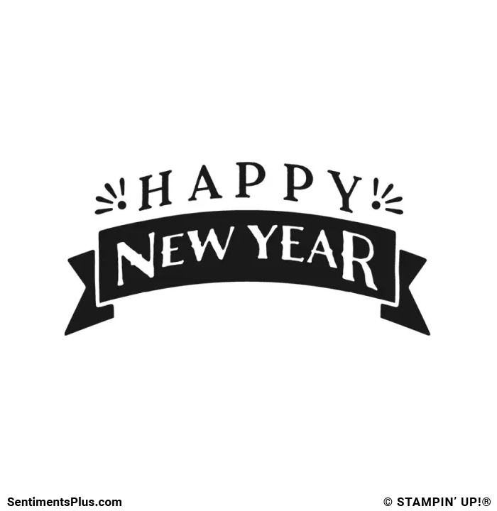 Happy New Year Stamp: ©Stampin' Up!®