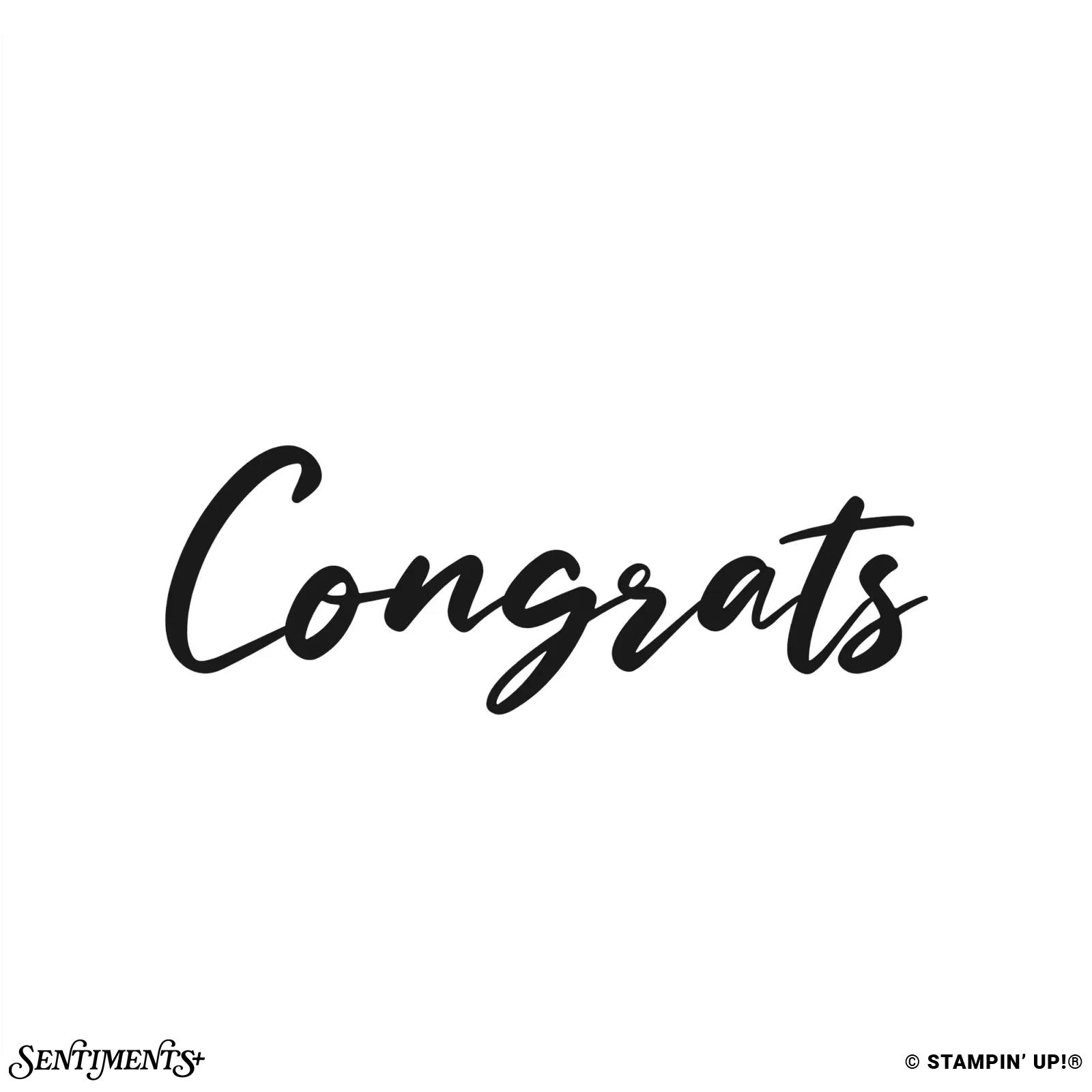 Simple Congrats Stamp Set: ©Stampin' Up!®