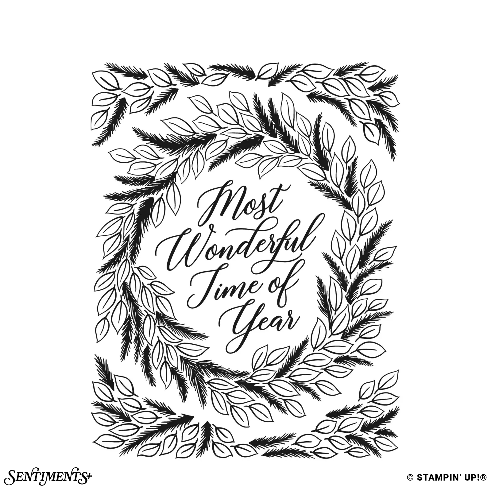 Most Wonderful Stamp Set: ©Stampin' Up!®