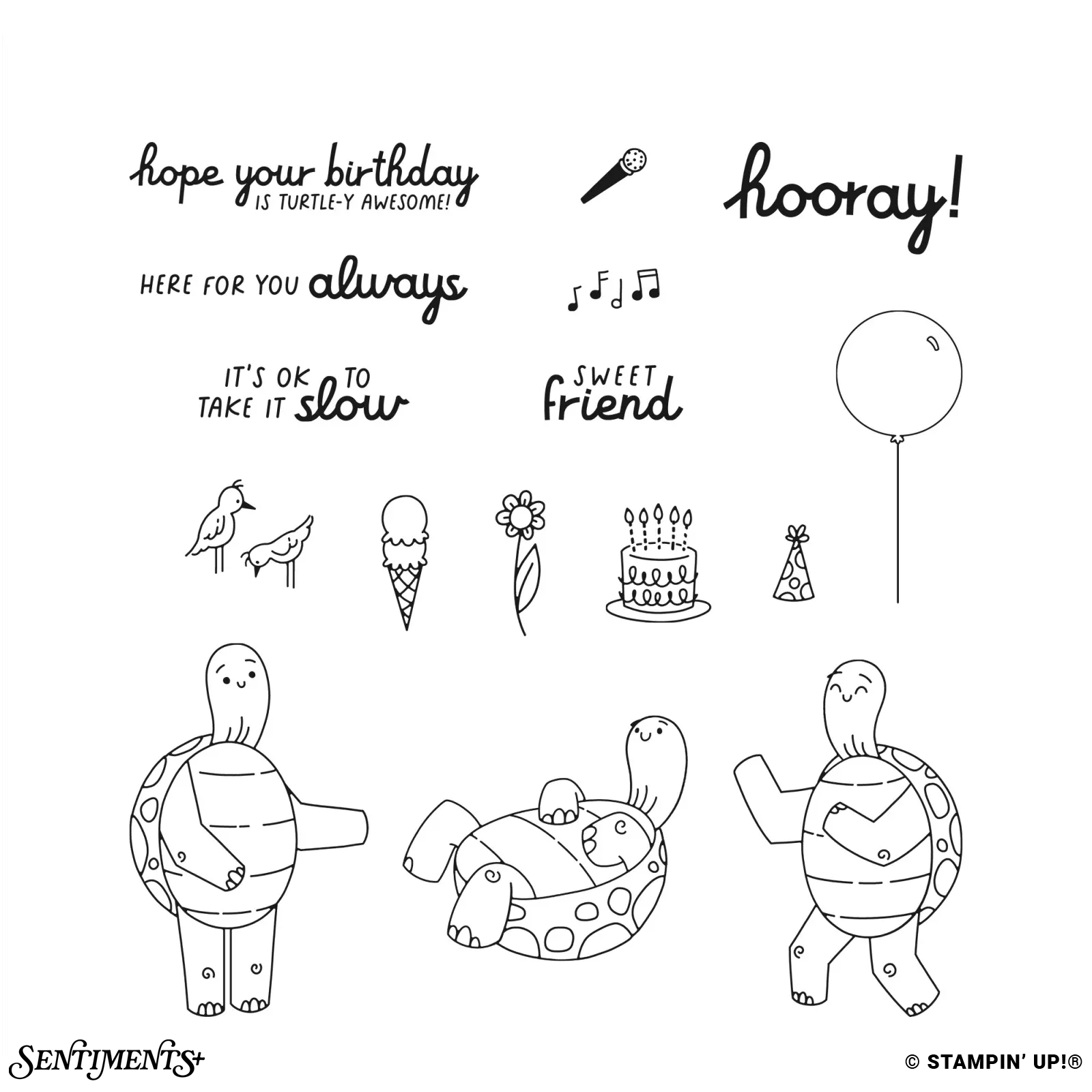 Turtle-y Awesome Stamp Set: ©Stampin' Up!®