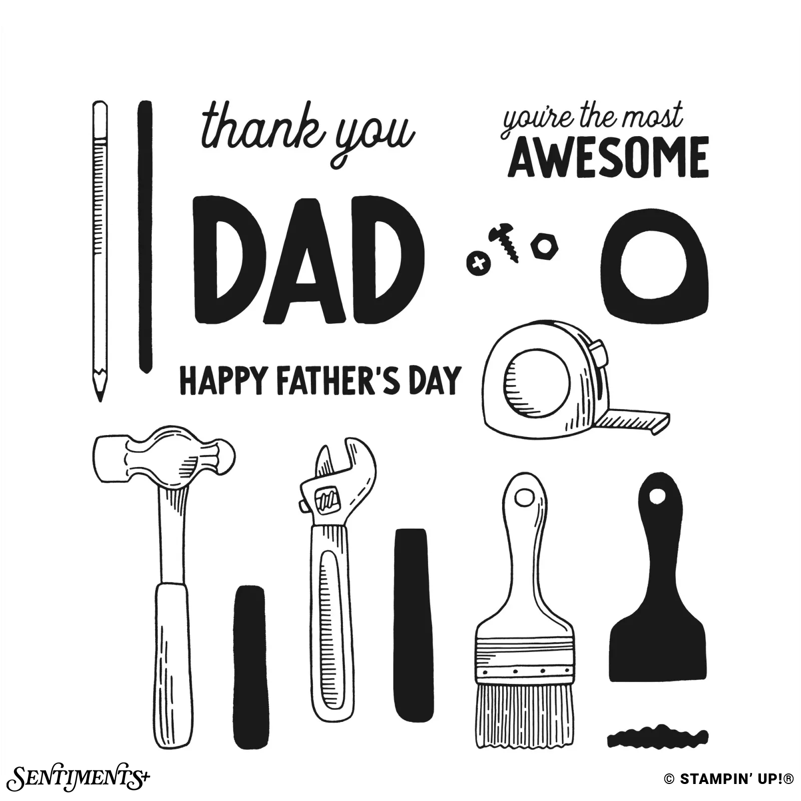 Trusty Tools Stamp Set: ©Stampin' Up!®