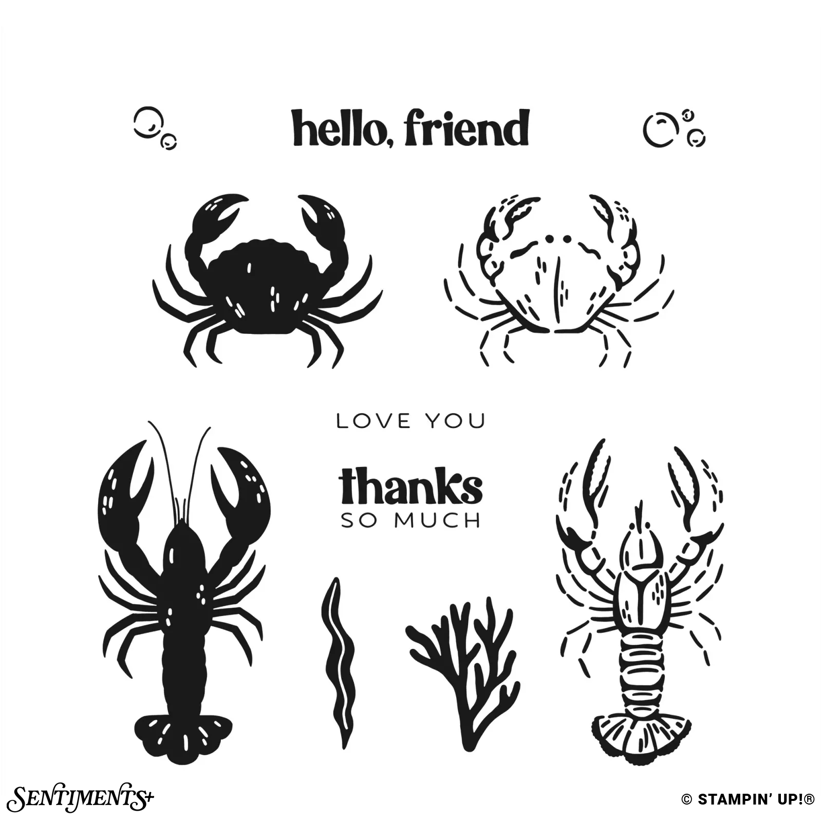 Ocean Friends Stamp Set: ©Stampin' Up!®