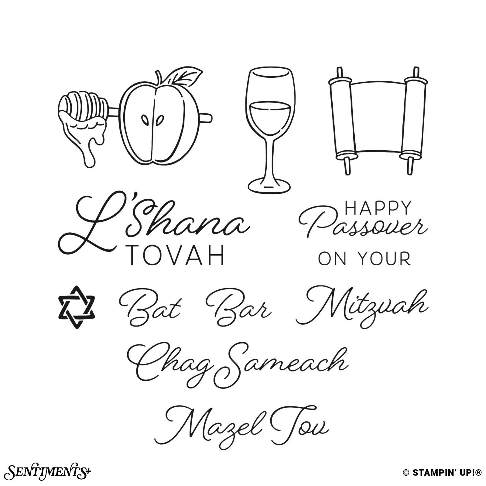 Mazel Tov Stamp Set: ©Stampin' Up!®