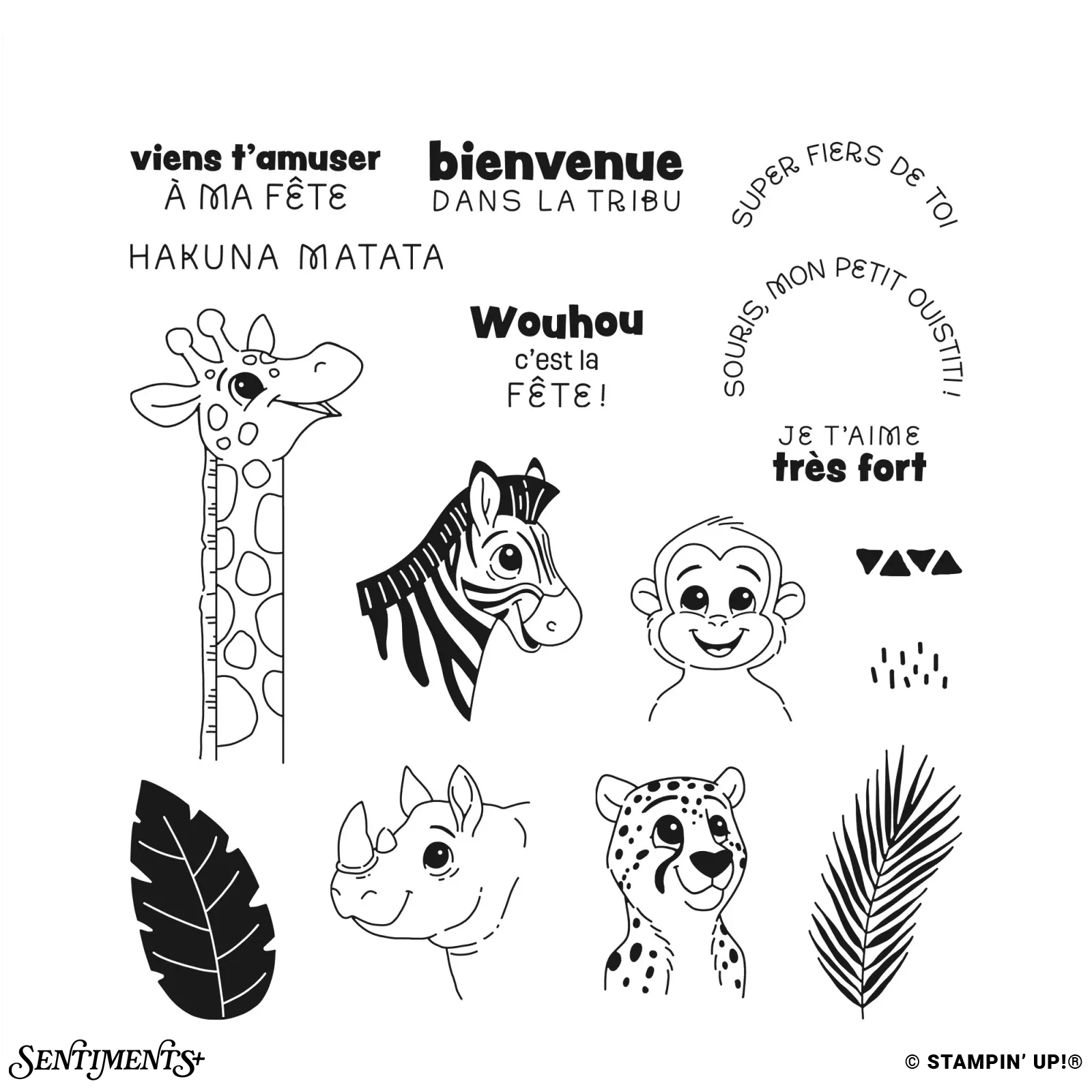 Safari Loufoque Stamp Set: ©Stampin' Up!®