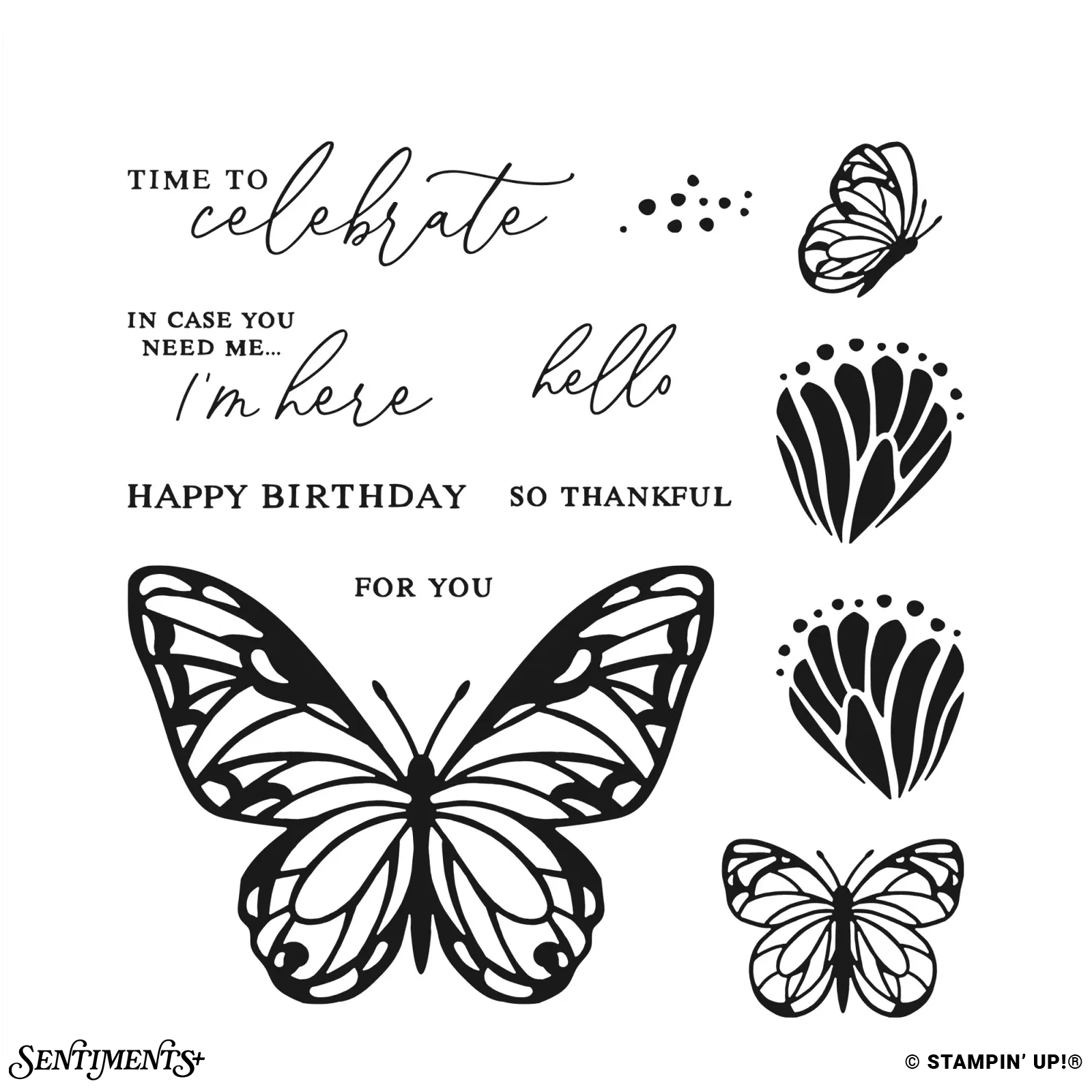 Beautiful Butterflies Stamp Set: ©Stampin' Up!®