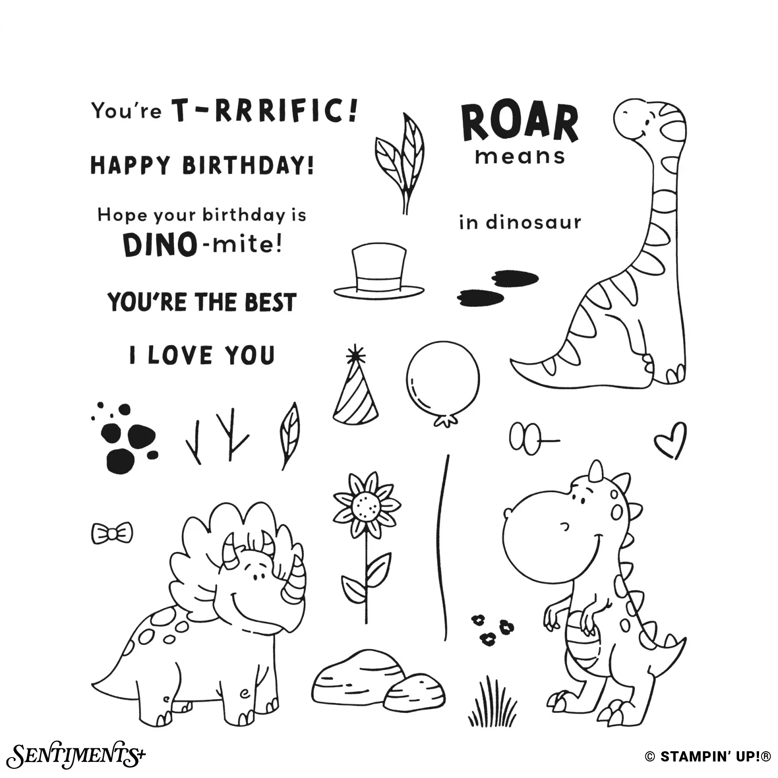 Darling Dinos Stamp Set: ©Stampin' Up!®