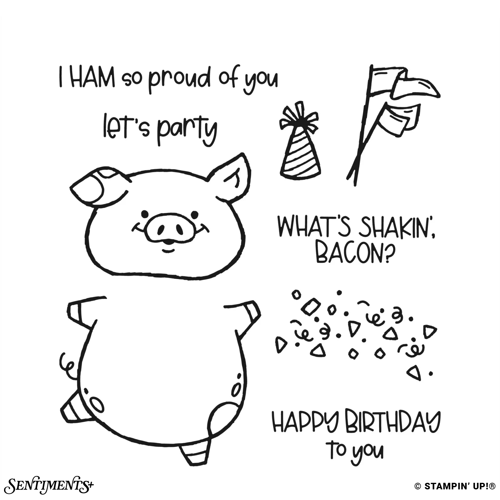 Party Piggy Stamp Set: ©Stampin' Up!®