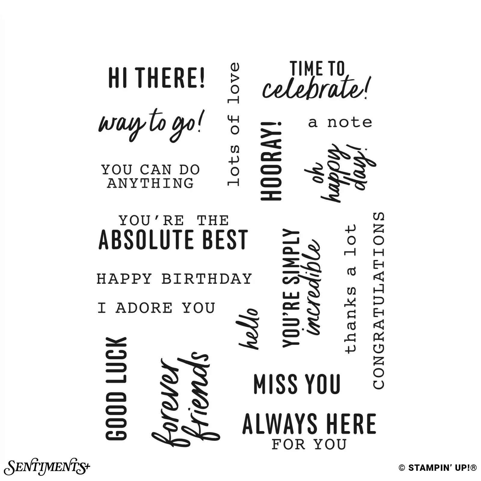 More Messages Stamp Set: ©Stampin' Up!®