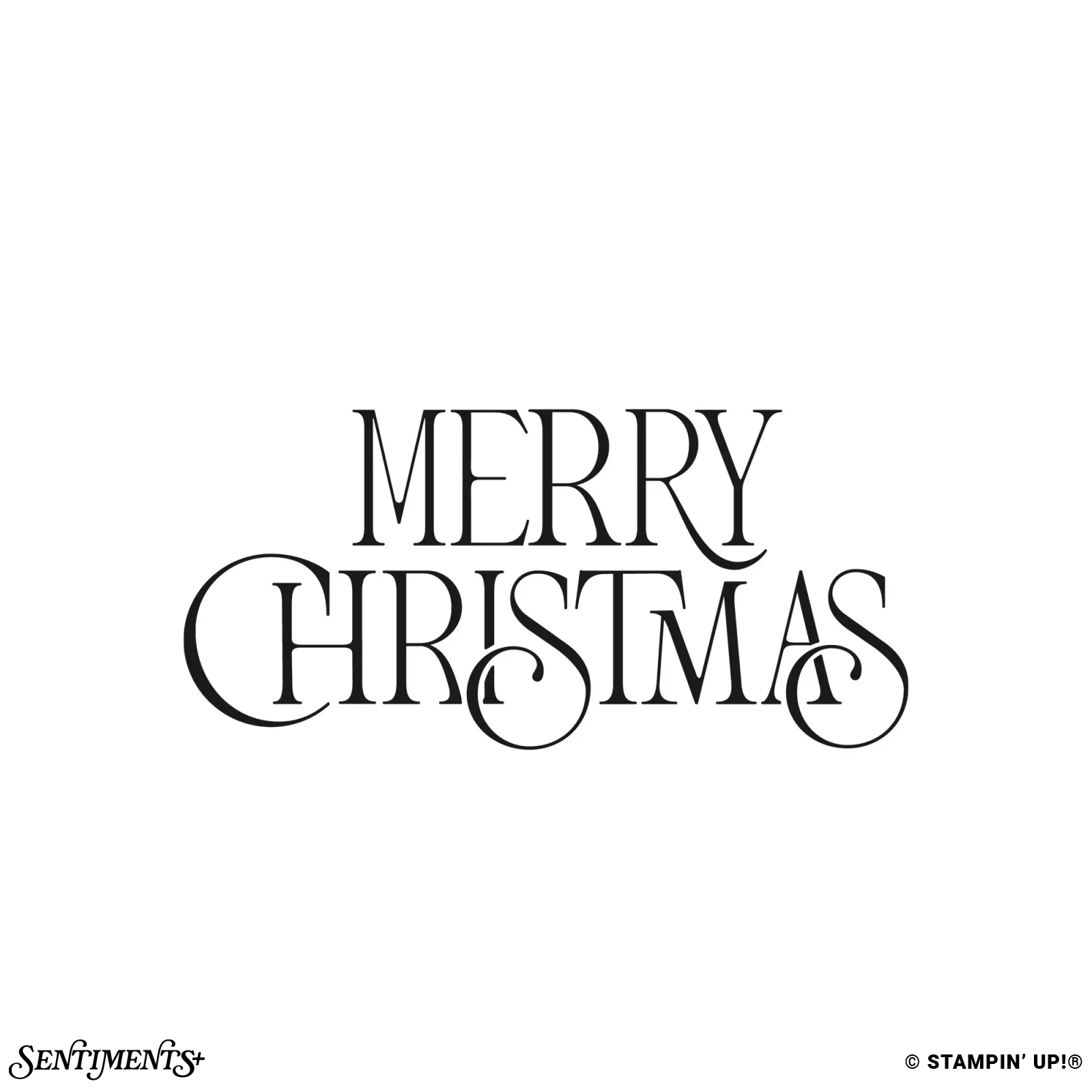 Merry Christmas Stamp Set: ©Stampin' Up!®