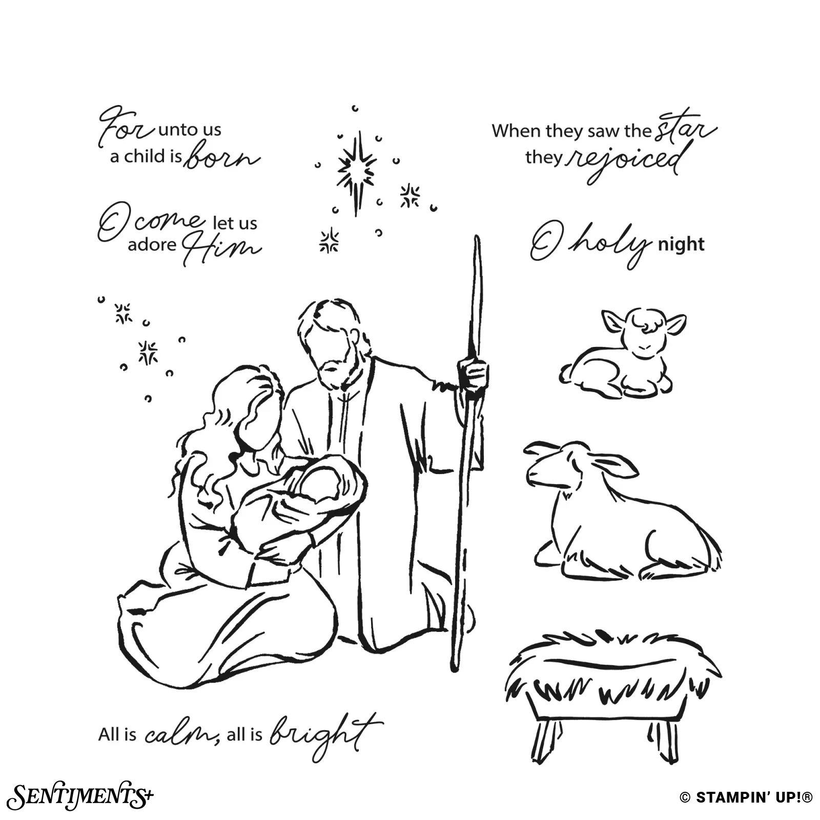 A Child is Born Stamp Set: ©Stampin' Up!®