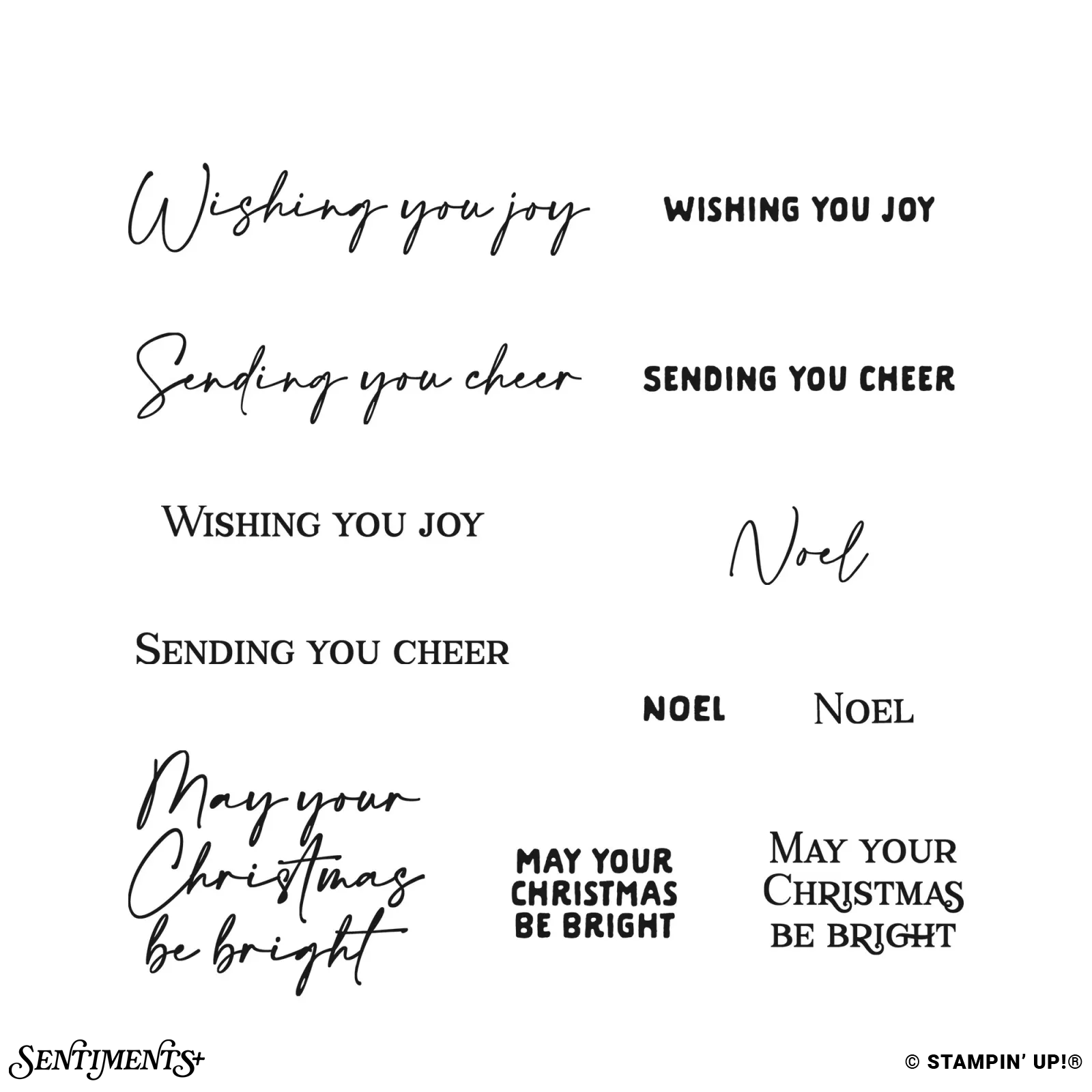 Wishing You Joy Stamp Set: ©Stampin' Up!®