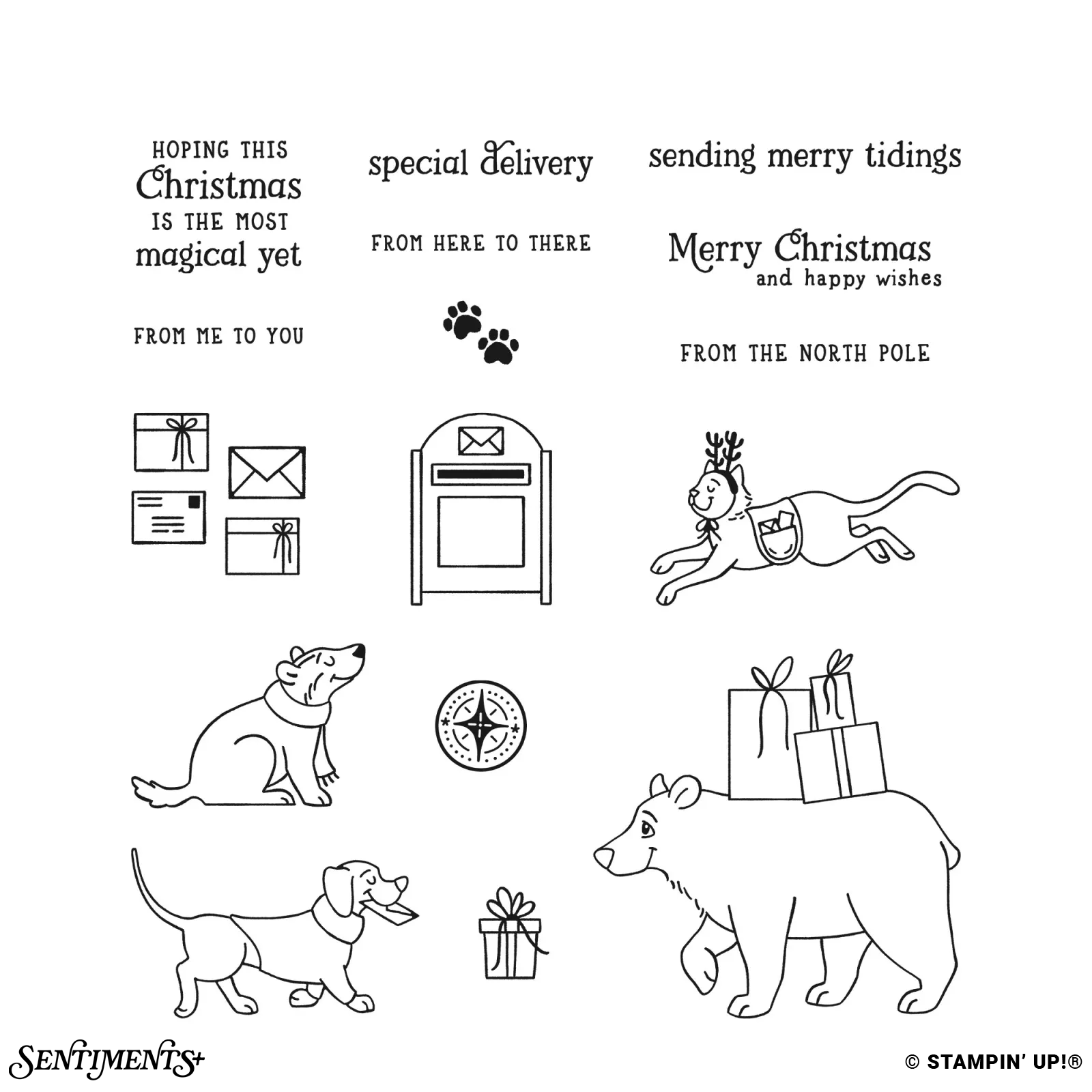 Jolly Delivery Stamp Set: ©Stampin' Up!®