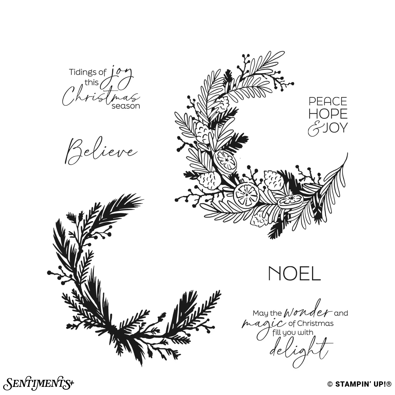Joyful Tidings Stamp Set: ©Stampin' Up!®