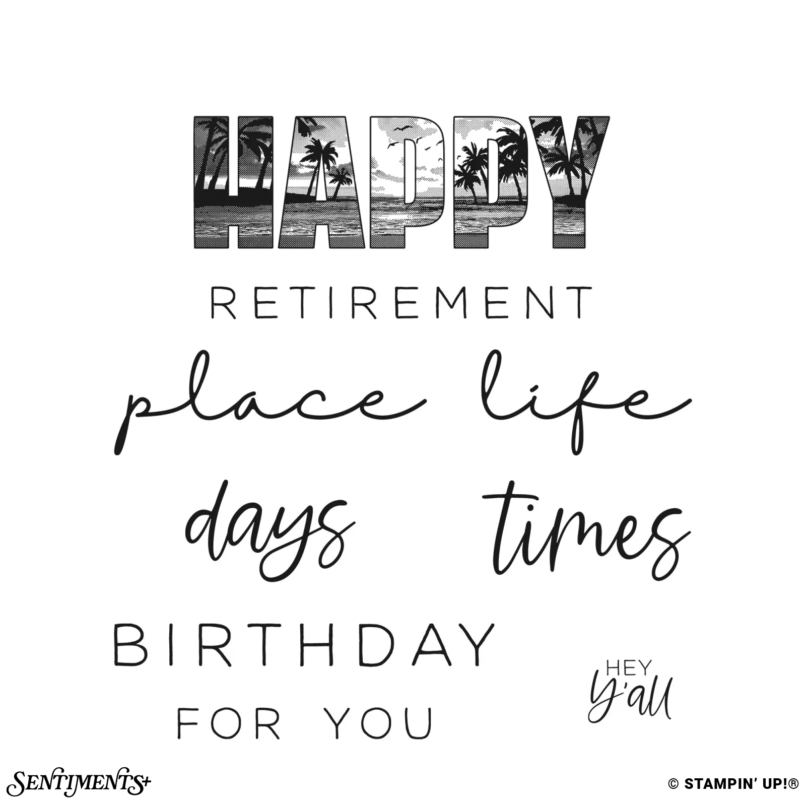 Happy Place Stamp Set: ©Stampin' Up!®