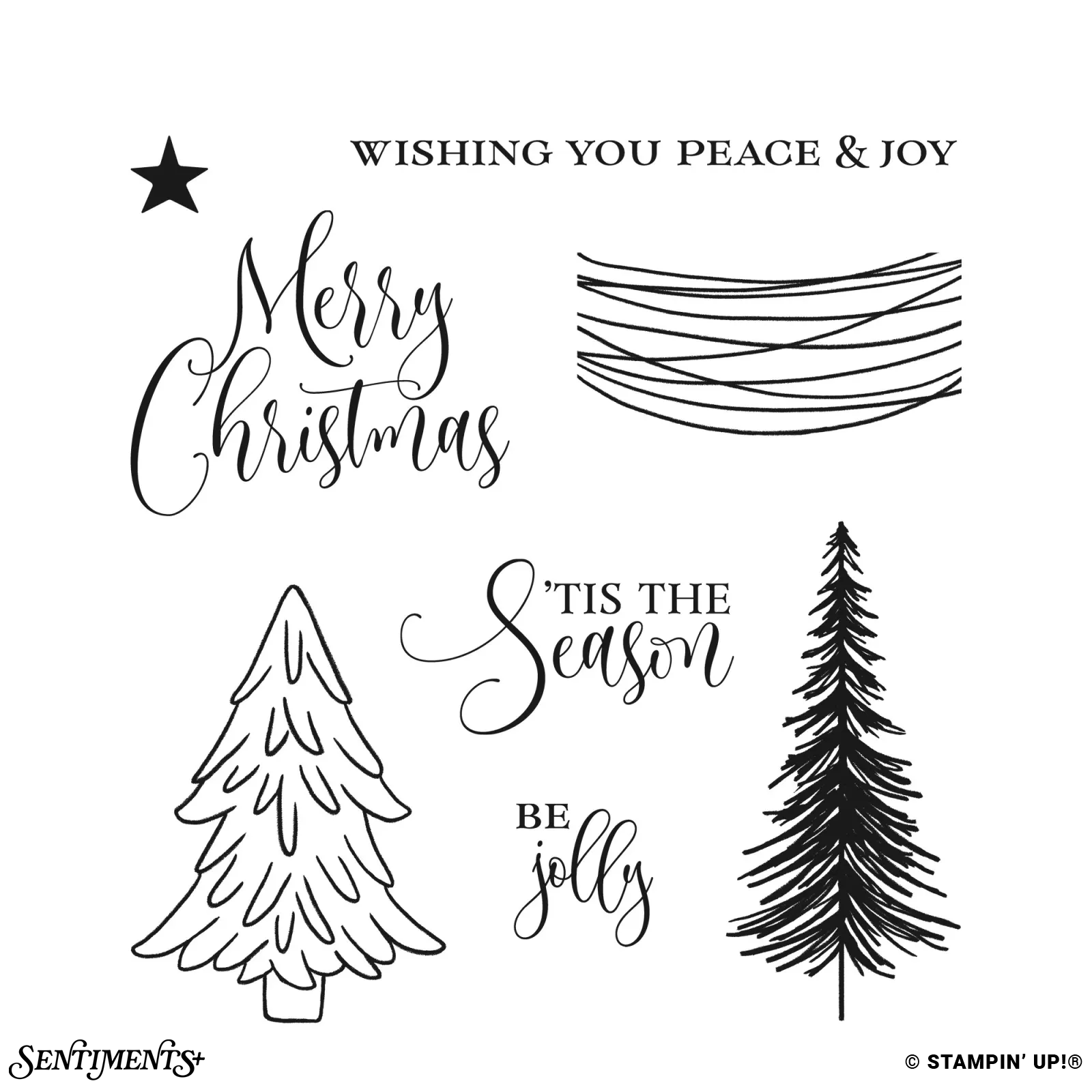Modern Christmas Stamp Set: ©Stampin' Up!®